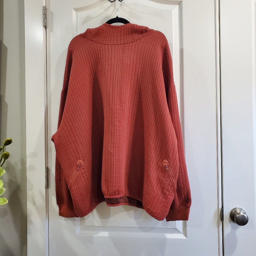 Nike Therma Fit Rust Colored Pullover 3XL